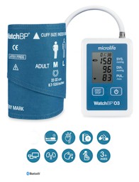 24 uurs bloeddrukmeter Microlife BPO3 2G zonder AFIB