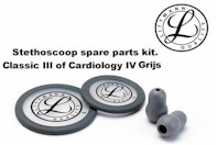 Littmann Stethoscoop spare parts kit, Classic III, Cardiology IV of Core Grijs