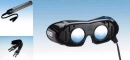 Nystagmusbril type Frenzel vaste glazen met batterij (501/504)