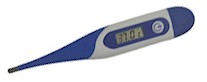 Digitale thermometer met flexibele tip