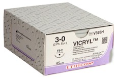 Vicryl Hechtdraad 3-0 V393H Doos 36 draden 